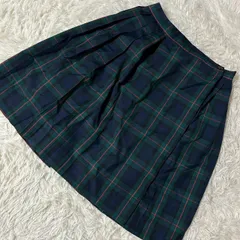 EASTBOY チェック柄スカート グリーン 15 カジュアル 着回し 上品のサムネイル