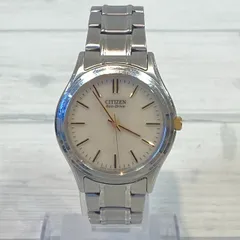 【塩】稼働品 Citizen Eco-Drive 腕時計 E031-S048419 シチズン エコドライブソーラーパワーウォッチ ソーラー充電【23920SS】J15