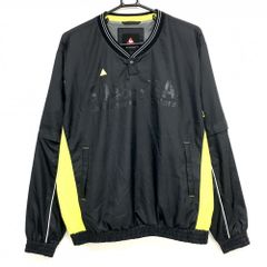 超美品】パーリーゲイツ ニットジャケット ネイビー ロゴ白 袖・胸元