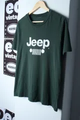 (XL) ジープ 半袖 Tシャツ ビックロゴ グリーン オールドスクール-7CCFのサムネイル