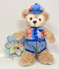 東京ディズニーシー ぬいぐるみバッジ TDS15周年 The Year of Wishes ダッフィー(パッチワーク風) 15周年