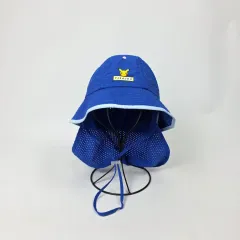 ポケットモンスター ピカチュウ バケットハット 帽子 ブルー フラップキャップ キッズ 4-6歳 1124