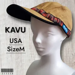 KAVUカブー■新品同様 現行 Organic Strapcap オーガニック ストラップキャップ M キャメル エイ＆エフ 国内正規品 定価7150のサムネイル
