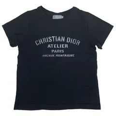 【中古】キッズ Christian Dior/クリスチャンディオール ATELIER アトリエ 半袖 Tシャツ ブラック 黒 サイズ6 116cm 1SBK23TEEA Kids 男の子 女の子 ボーイズ ガールズのサムネイル