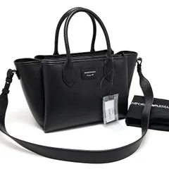 未使用 エンポリオアルマーニ ショッパー パルメラート仕上げ ミディアム EW002329 AF17799 ブラック EMPORIO ARMANIのサムネイル