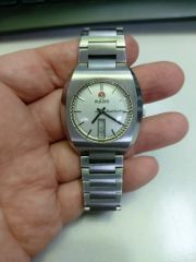 稼働 RADO マンハイム 腕時計 自動巻き デイト カットガラス 2475