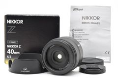 NIKON NIKKOR Z 40mm f/2 レンズフード 保護フィルター付き - メルカリ