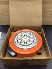 【中古・現状品】サンヨー　SANYO　電気コンロ　SH-7　昭和レトロ　箱付　取扱説明書あり　動作確認済み　K-703のサムネイル