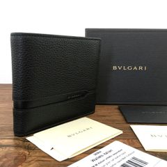 BVLGARI 二つ折り財布 36964 オクト ブラック レザー 箱付き 53 - メルカリ