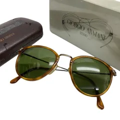 GIORGIO ARMANI ジョルジオアルマーニ/ヴィンテージ/べっ甲柄サングラス/サングラス/318 005/ブラウン×グリーン系/FB4430のサムネイル