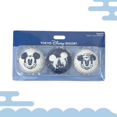 디즈니 데코레이션 마그넷 [일본 무늬] 미키 & 미니 신데렐라 성 도쿄 디즈니 리조트 TDR