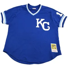 Mitchell&Ness ミッチェルアンドネス MLB カンザスシティ・ロイヤルズ ユニフォーム プロチーム メジャーリーグ(メンズ XL)古着 Y2200のサムネイル