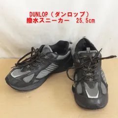 S248【訳あり特価】DUNLOP（ダンロップ）撥水スニーカー　ブラック×グレー　25.5cm　幅広　/5のサムネイル