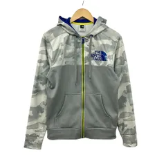 THE NORTH FACE(ノースフェイス) パーカー サイズS/P S メンズ美品  - ライトグレー×アイボリー×マルチ 長袖/ジップアップ
