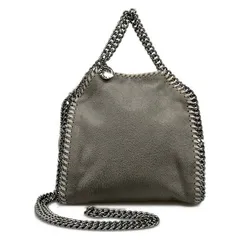 stellamccartney(ステラマッカートニー) ショルダーバッグ美品  タイニーファラベラ 391698 グレー×シルバー 2way/チェーンショルダー