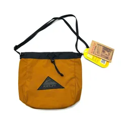 【楠本質店/元住吉】未使用品　ケルティ　KELTY　ブラックレーベル　巾着ショルダー　ナイロン　キャメル　ワンショルダーバッグのサムネイル