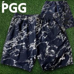 【定価3.3万】PGG ショートパンツ ゴルフウェア メンズ ホワイトマーブル 定価3.3万】PGG ショートパンツ ゴルフウェア メンズ ホワイトマーブル
