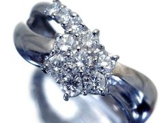 レディース 専用JH31☆高級 ダイヤモンド0.35ct K18WG ペンダントヘッド