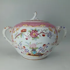 フランス サルグミンヌ ミントン 235 シュガーポット ピンク