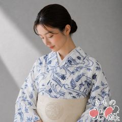 ☆きもの北條☆ 振袖 着物 正絹 雲に花模様 金駒刺繍 地模様 成人式 