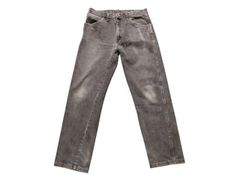 Rustler Wrangler W34L32 Denim Pants Bottoms Black Men's Apparel Fashion