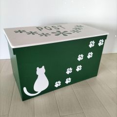 122*《収納BOX》宅配ボックス 北欧 梨 ナチュラル 本棚 置き配 レトロ 