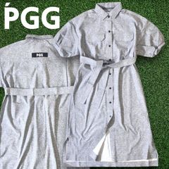 【定価5.0万】新品PGG ワンピース　レディース　Mサイズ　ゴルフ　グレー 定価5.0万】新品PGG ワンピース レディース Mサイズ ゴルフ グレー