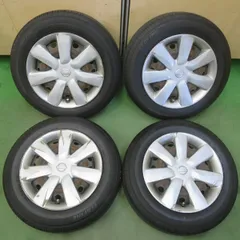 バリ溝！23年！8.5分★日産 K13 マーチ 純正 スチール 165/70R14 ECOFINE エコファイン 14インチ PCD100/4H★6052207イノのサムネイル