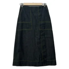 3.1 Phillip lim(スリーワンフィリップリム) ロングスカート サイズ00 XS レディース美品  - ネイビー デニムのサムネイル