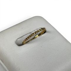 K18 ダイヤモンド ハーフエタニティ リング 0.2ct 12号 - メルカリ