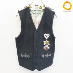 カステルバジャック Castelbajac ベスト・ジレ コーデュロイ ロゴ刺繍 ロゴボタン アニマル スポーツ メンズ [a1004234]のサムネイル