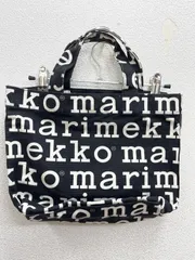 33. marimekko マリメッコ　ハンドバッグ　ブラックのサムネイル