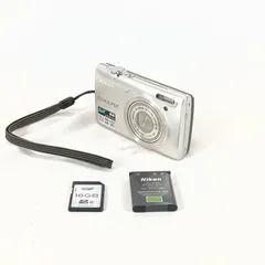 動作品 美品 Nikon COOLPIX S5100 シルバー 16GB SDカード付 - メルカリ
