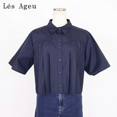 新品☆gypsohila GPS-550 Tuck Blouse ネイビー38 - メルカリ