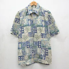 XL/古着 ピエールカルダン 半袖 ブランド シャツ メンズ 90年代 90s 総柄 コットン 紺他 26may07のサムネイル