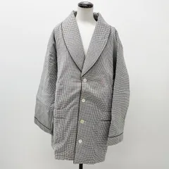 ヴァレンティノ ガウンジャケット 千鳥格子 中綿コート diic3617のサムネイル