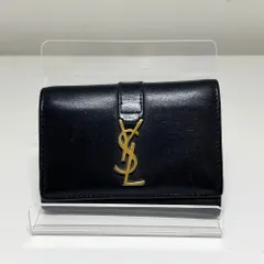 SAINT LAURENT【サンローラン】6連キーケース レザー ブラック/ゴールド金具 キーケース キーリング 小物 レディース メンズ