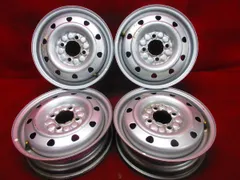 C2　13×4.00B スチールホイール　4本　4穴マルチ　サビ、小傷有り 2026年最新】139.7 6穴 20インチの人気アイテム - メルカリ