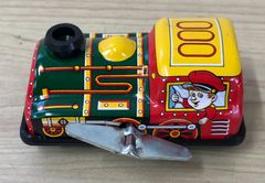希少 箱付 日本製 スパークリングロボ ゼンマイ ブリキ 昭和レトロ