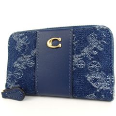 COACH/コーチ】デニム ホース&キャリッジ馬車 カードケース コイン