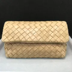 Bottega Veneta　ボッテガヴェネタ　ポーチ　イントレチャート　ベージュ系　2165のサムネイル