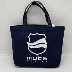 BN8978□mutaMARINE ムータ マリン ミニトートバッグ キャンバス ネイビー サブバッグ ゴルフのサムネイル