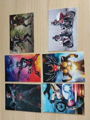 aca587 MASKED RIDERS CARD カルビー×マガジンZ 仮面ライダー カード まとめ MASKED RIDERS CARD 仮面ライダーエクシードギルスの特徴 登場!仮面ライダー龍騎 変身!仮面ライダー1号 6枚のサムネイル