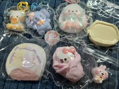 文清 スクイーズ 6点セット タオルロール×くま×肉球 文清スクイーズ まとめ売り タオルロール くま 肉球 - メルカリ