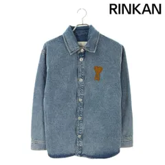アミアレクサンドルマテュッシ  26SS  UJK897DE0046 ハートA刺繍デニム長袖シャツ メンズ Sのサムネイル