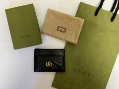 (フルセット)グッチ カードウォレット ブラック