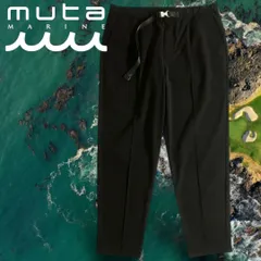 muta MARINE ムータ マリン ゴルフ ベルト付 ナイロン アンクルパンツ ゴルフウエア MMBC-190803 定価2.7万 ブラック 5(M) ▲055▼50115k12のサムネイル