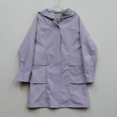 Calvin Klein レディース 100 ロング ジップアップ コート 2022 春 秋 PURPLE 91733のサムネイル