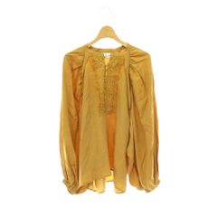 極美品】1% SHUHEI OGAWA 長袖 ブラウス ブラウンM - メルカリ
