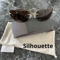 Silhouetteサングラス チタンフレーム オーストリア製 度無し】シルエット Silhouette サングラス チタン 8654 21 6201